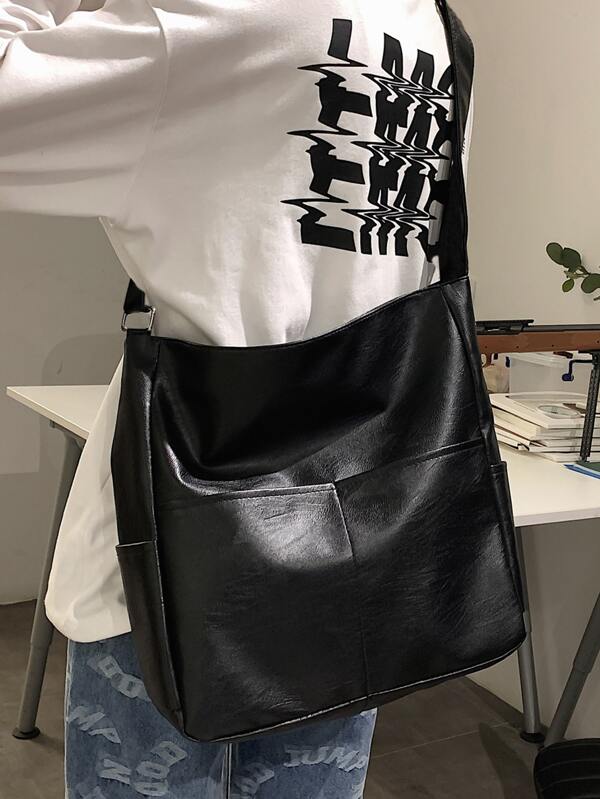 High School Students University Freshman Multifunctional Sling Bag Shoulder Bag Casual Bag Men Minimalist Crossbody Bag, Schoolbag For Travel, College, Outdoors, Sports, Tote Bag Vintage Bag Christmas Retro Bag Body Bag For Men Bag School Bag For School College