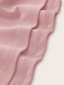 SHEIN Unity Vestido de tirantes unicolor - Rosa Pálido - Ver 4