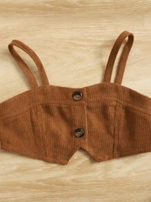 SHEIN 嬰兒吊帶上衣和印花洋裝 - 黑色 - 查看 3
