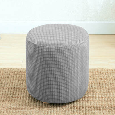 1 chiếc ghế đôn tròn/ghế đôn tròn chống thấm nước cỡ nhỏ, dùng cho phòng khách và phòng ăn