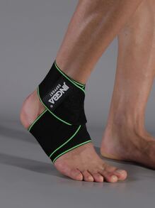 JINGBA SUPPORT 1pc Letter Graphic Ankle Brace - Green - View 1