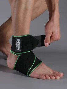 JINGBA SUPPORT 1pc Letter Graphic Ankle Brace - Green - View 5