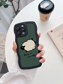Custodia per telefono con motivo pecore dei cartoni animati - Multicolore - Visualizzare 1