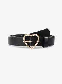 兒童心形搭扣皮帶