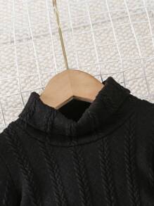 嬰兒男童高領運動衫和格子褲 - 彩色 - 查看 3