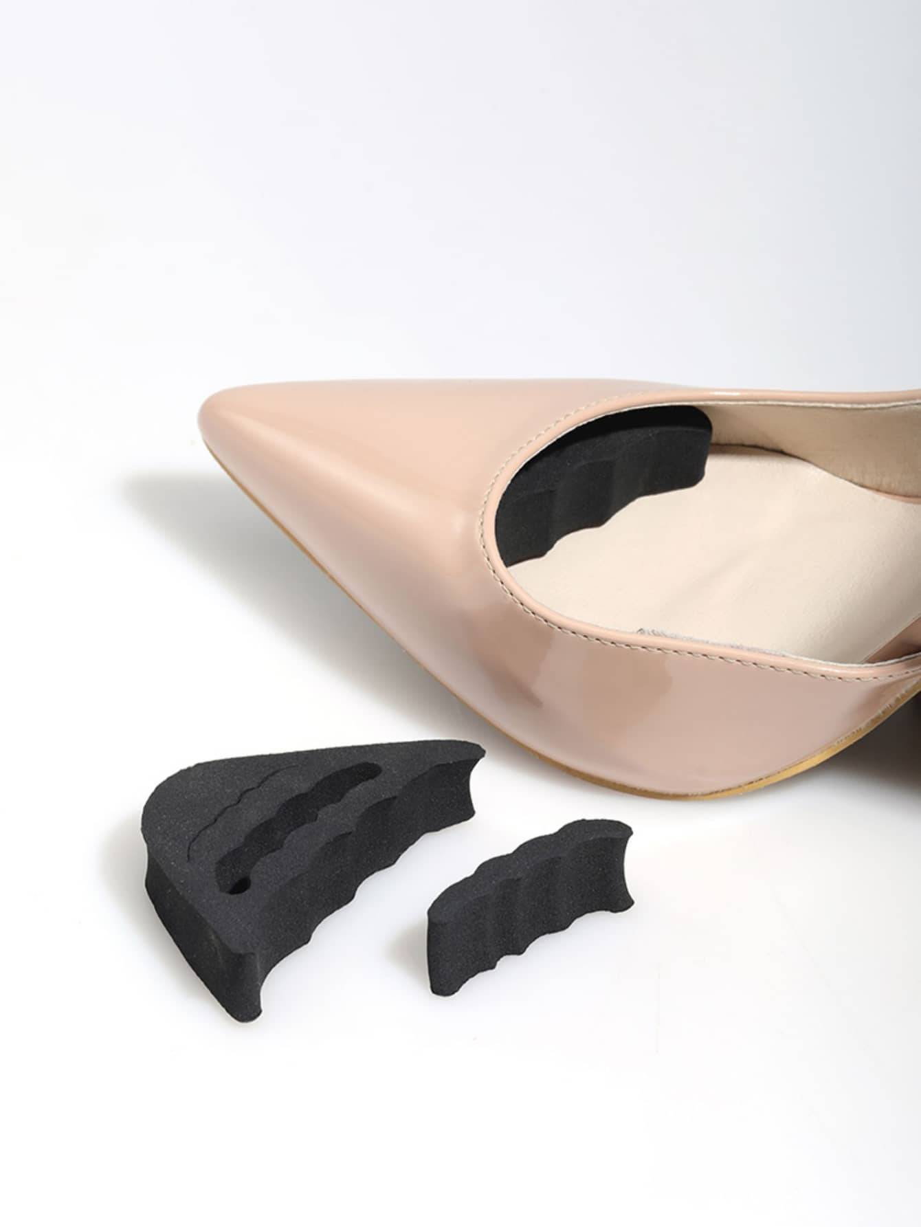 Phụ kiện giày Nữ màu trơn - màu đen - Xem 1