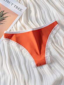 5pack Contrast Lace Panty Set - Multicolor - View 4