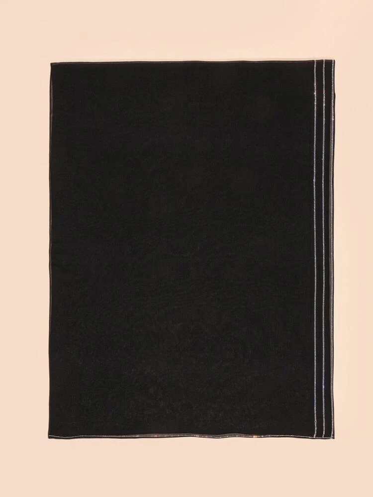 Party 1pc Women Rhinestone Decor Fashionable Scarf For Daily Decoration Accessories Women Valentine's Day Valentines