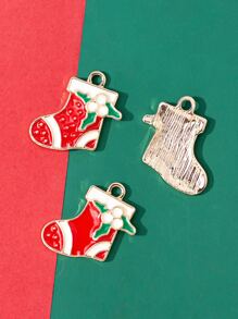 3 piezas Medias Navidad Colgante DIY - Multicolor - Ver 2