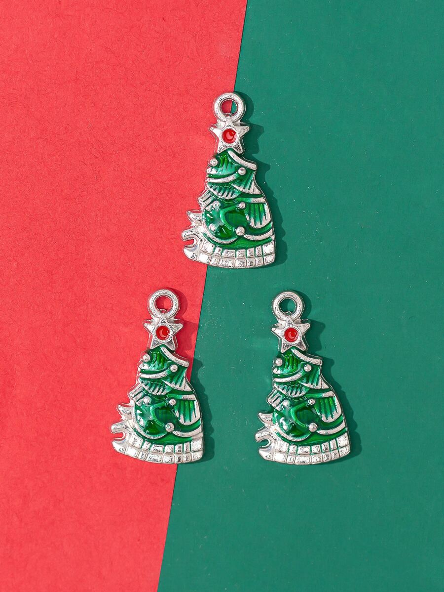 3 piezas Colgante DIY árbol de Navidad - Verde - Ver 1