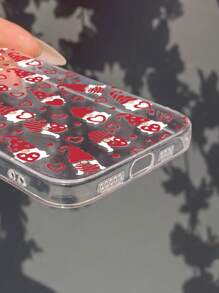 Christmas Pattern Phone Case - Multicolor - View 3