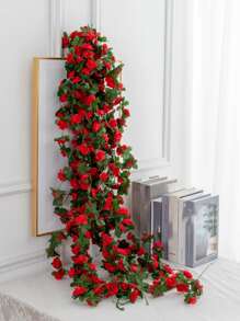 Dây leo hoa hồng nhân tạo (1/3 chiếc), trang trí địa điểm tổ chức đám cưới, trang trí tường phòng ngủ, phòng khách, phòng tắm, trang trí ngoài trời, sân vườn, trường học, tiệc sinh nhật, trang trí nhà cửa ngày Valentine, Giáng sinh, Năm mới, Lễ tốt nghiệp. - Nhiều màu - Xem 4