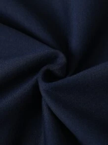 Chicos Pantalones deportivos con sudadera con bolsillo de canguro - Azul Marino - Ver 4