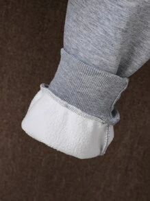 Boys Colourblock Letter Graphic Hoodie & Joggers - Multicolor - View 7