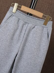 Boys Colourblock Letter Graphic Hoodie & Joggers - Multicolor - View 8