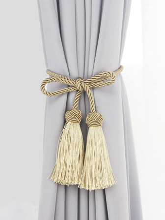 1入組/2入組編織流蘇窗簾繩扣