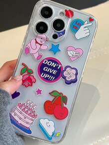 卡通圖案手機殼 - 彩色 - 查看 2