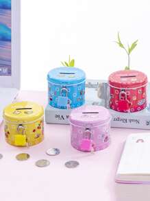 1pc Rabbit & Letter Graphic Random Money Box - Multicolor - View 1