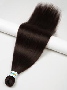 Long Straight Synthetic Hair Extension - Coffee Brown - View 2