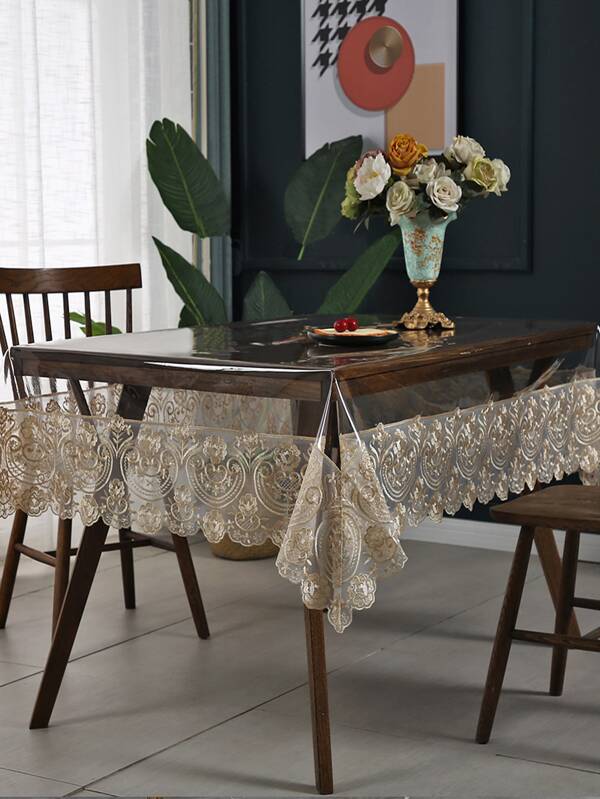 Floral Embroidery Tablecloth SHEIN USA