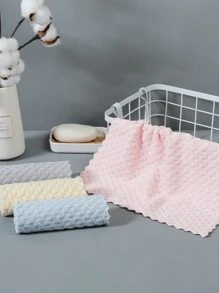 4 Không Dấu Vết Khăn Lau Kính Thấm Hút Món Ăn Vải Cho Bộ Đồ Ăn Nhà Bếp Khăn Lau Cho Nhà Bếp Hộ Gia Đình Dụng Cụ Vệ Sinh - Nhiều màu - Xem 5