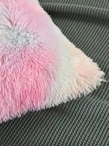 1pair Tie Dye Plush Pillowcase Without Filler - Multicolor - View 6