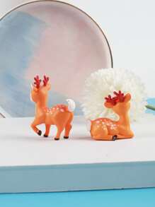2 sản phẩm trang trí thủ công hình con nai thiết kế ngẫu nhiên quà tặng tốt nhất - trái cam - Xem 2