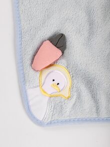 Duck Embroidered Carrot Decor Washcloth - Multicolor - View 4