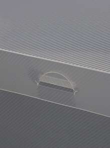 1pc Clear Shoes Storage Box, Transparent PP Foldable Dust Proof Shoes Organizer For Home - Clear - View 4