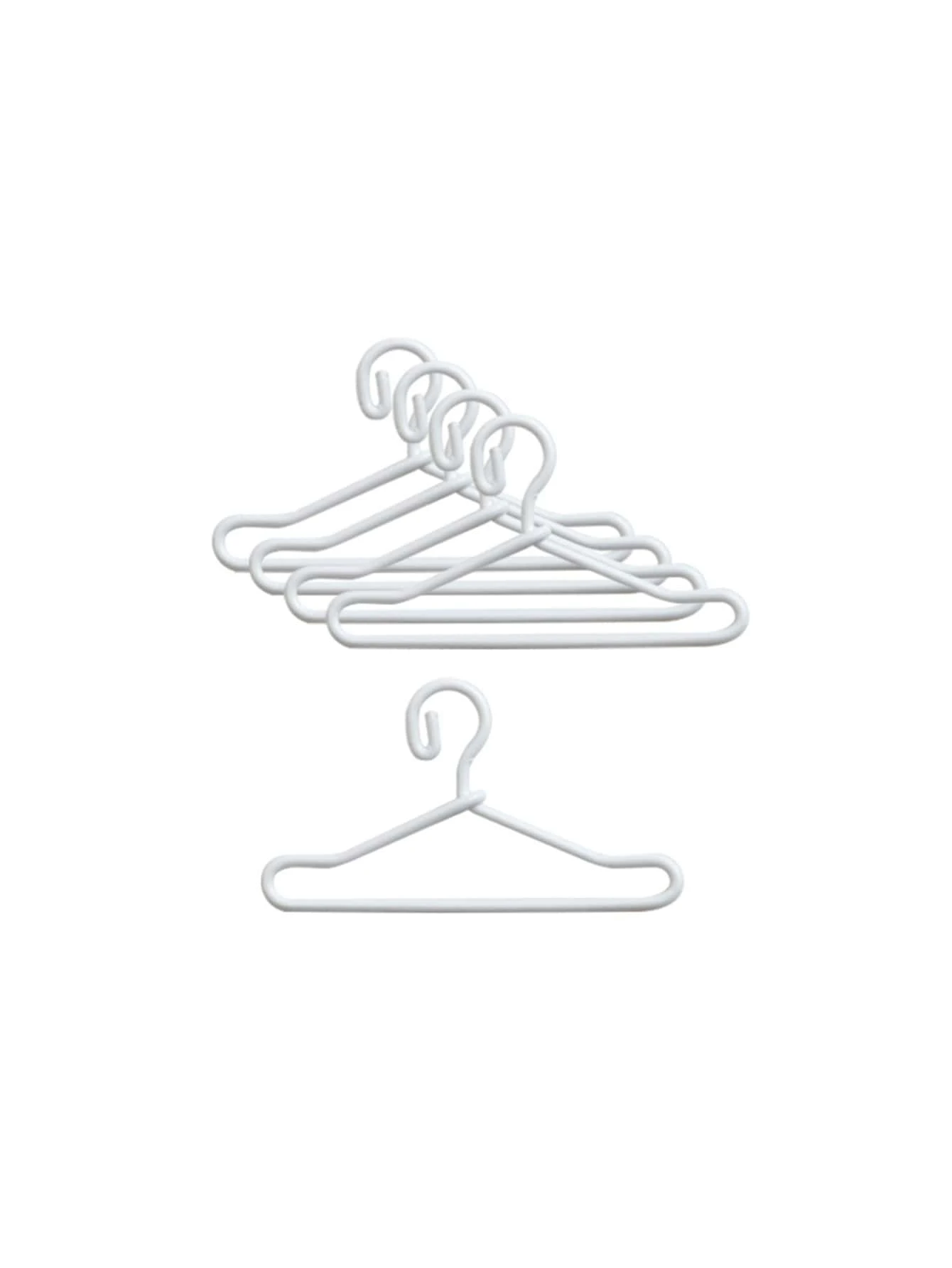 10pcs Doll Clothes Hanger