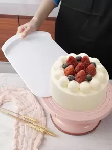 1 cái, Xẻng nâng bánh an toàn, Thìa làm bánh quy bằng nhựa, Dụng cụ cạo đáy, Máy cắt bột bánh mì và bánh pizza, Để nướng bánh Pizza tự làm, Bánh mì, Bánh ngọt, Bánh ngọt, Đồ dùng nhà bếp, Phụ kiện nhà bếp, Đồ dùng nhà bếp tại nhà - trắng - Xem 5