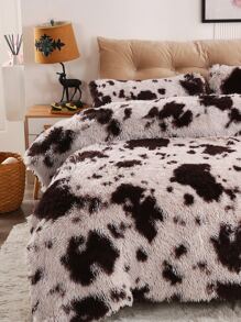 奶牛圖案被套套裝不附帶內芯 - 彩色 - 查看 5