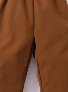 SHEIN 男小童條紋圖案前蝴蝶結二合一襯衫和褲子 - 彩色 - 查看 7