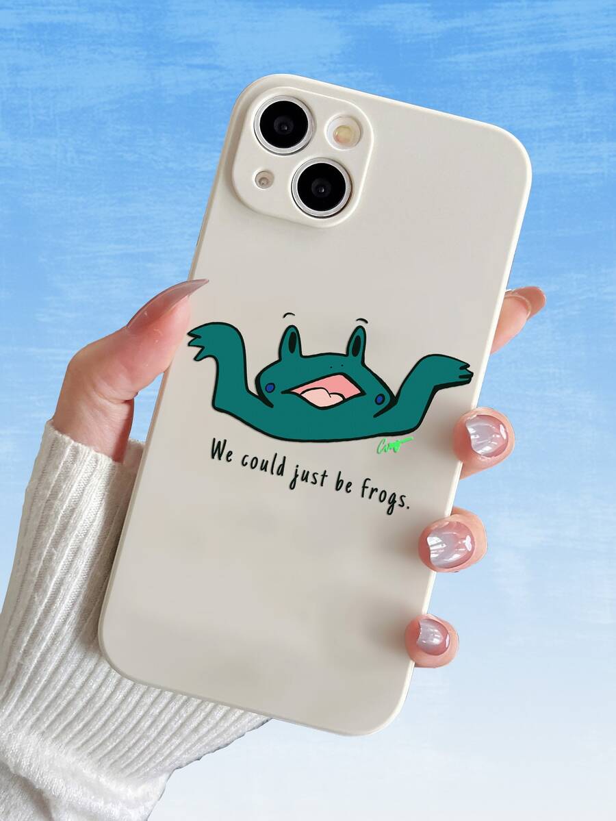 Catherine Curry Cartoon Frog Pattern Phone Case - Multicolor - View 1