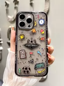 創意足球元素手機殼，適用於iPhone