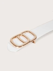 2pcs Women Casual Waist Belt With Buckle Decoration - Multicolor - View 3