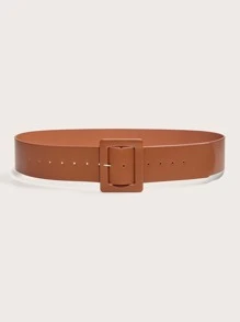 Thắt lưng cỡ lớn trang trí hình học có đục lỗ Halloween Giáng sinh - màu nâu - Xem 4