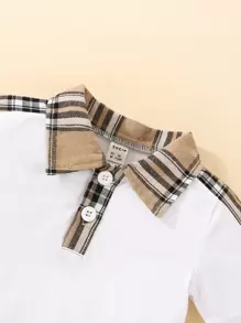 Đứa bé trai Kẻ sọc Áo polo & Quần short - Nhiều màu - Xem 3