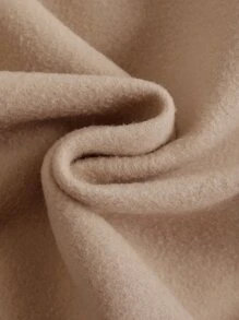 INAWLY Plus Solid Thermal Lined Sweatshirt, For Winter - Camel - View 3