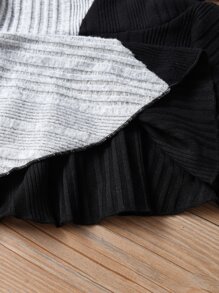 Girls Two Tone Tee & Leggings - Multicolor - View 5