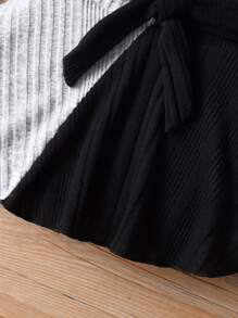 Girls Two Tone Tee & Leggings - Multicolor - View 7