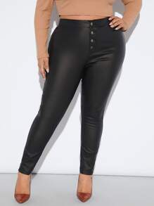 Jeans ajustados de talle alto