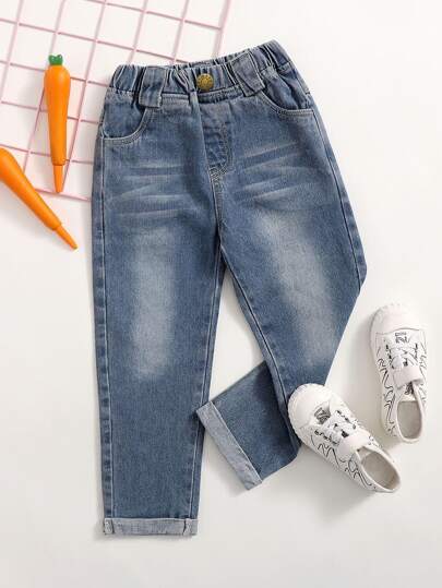 بناطيل جينز مناسبة للجميع للصبي، للفصول الأربعة