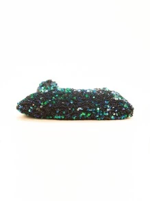 Sequin Decor Evening Bag - Green - View 6