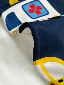 車圖案蓋毯 - 彩色 - 查看 6