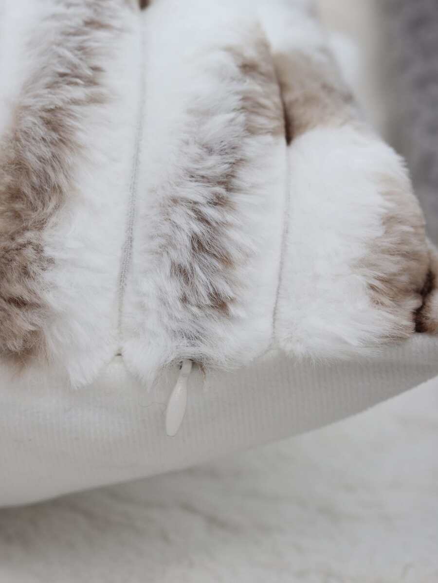 Tie Dye Fuzzy Lumbar Pillow Cover Without Filler SHEIN USA