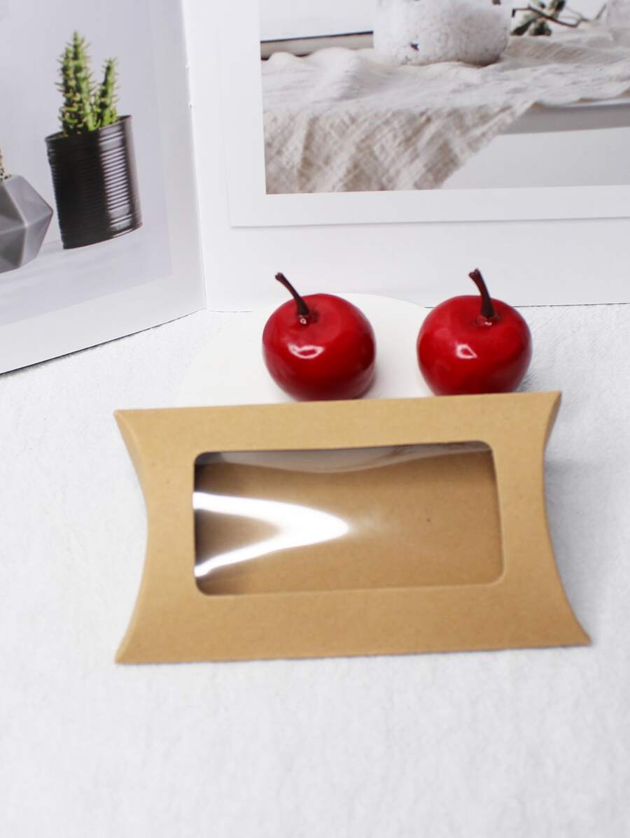 10pcs Clear Panel Gift Box - Brown - View 1