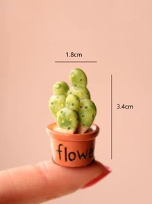 7 cái Trang trí sân vườn hình cây xương rồng, Tượng vườn hình cây đơn giản cho ngoài trời - Nhiều màu - Xem 4