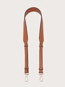 Minimalist Adjustable Bag Strap for Bag Strap Replacement Adjustable Portable Bag Accessories Stylish Durable For Rookies & White-collar Workers For Teen Girls Women College Students - Brown - View 1