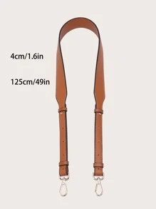 Minimalist Adjustable Bag Strap for Bag Strap Replacement Adjustable Portable Bag Accessories Stylish Durable For Rookies & White-collar Workers For Teen Girls Women College Students - Brown - View 3